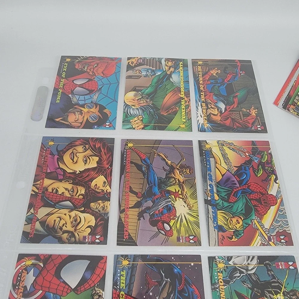 THE AMAZING SPIDERMAN - COMPLETE MARK BAGLEY ART 1994 FLEER ULTRA‎ First Ed.
